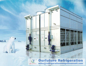 Soğuk Depo Soğutma için CE Evaporatif Soğutmalı Kondenser / Soğutma Kondenseri